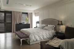 990平现代奢华别墅现代卧室装修图片