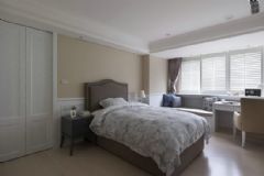 165平美式新古典雅居美式卧室装修图片