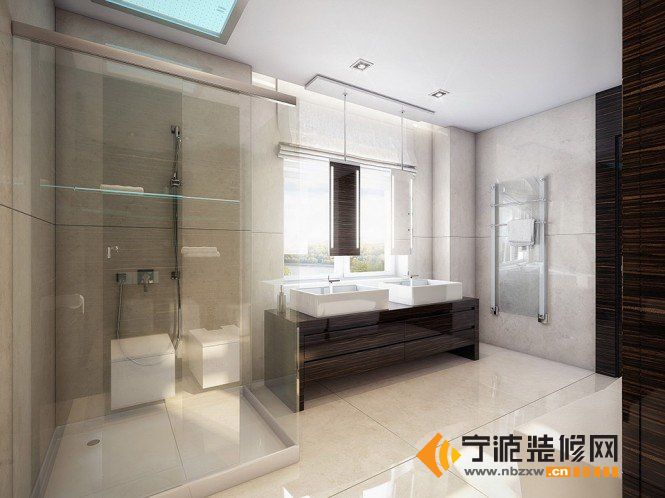 现代卫生间装修图片