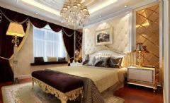 135平现代欧式时尚家欧式卧室装修图片