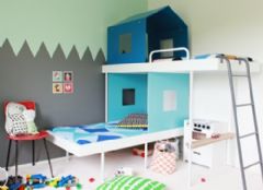 现代儿童房装修图片