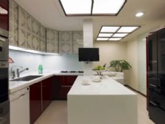 152平中式美家中式厨房装修图片