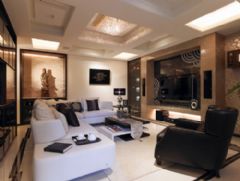 152平中式美家中式客厅装修图片