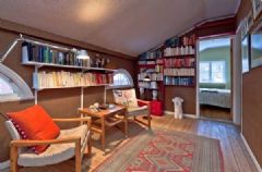 158平米老欧式风情公寓欧式书房装修图片