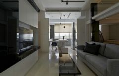 154平现代时尚公寓现代客厅装修图片