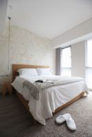 115平北欧实木风公寓欧式卧室装修图片