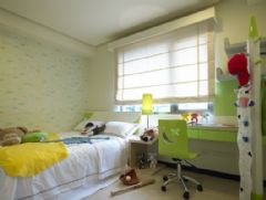 121平简欧时尚公寓欧式儿童房装修图片