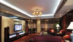 设计方案演绎客厅最美中国风混搭客厅装修图片