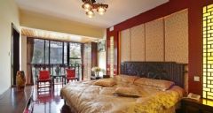 148平中式复式雅居中式卧室装修图片