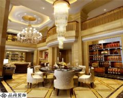 香湖丹堤别墅1欧式餐厅装修图片