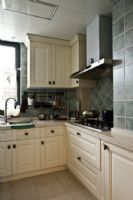 122平现代美式雅居美式厨房装修图片