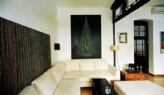 现代与古典的结合混搭客厅装修图片