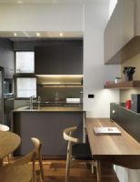 现代时尚公寓现代厨房装修图片