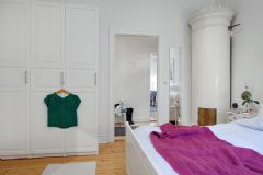 101平米北欧公寓简约卧室装修图片