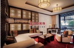 中式豪华酒店中式客厅装修图片