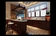 海悦公寓中式厨房装修图片