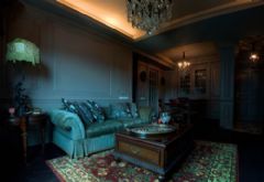 150平新古典优雅家古典客厅装修图片