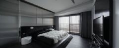 210平现代简约公寓现代卧室装修图片