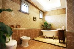 卫生间瓷砖颜色搭配混搭卫生间装修图片