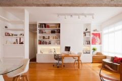 充满活力的现代一居室现代书房装修图片