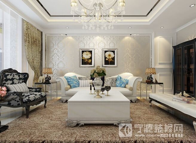 欧式客厅装修图片