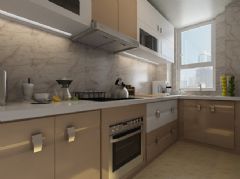 168平欧式新古典精品公寓欧式厨房装修图片