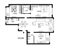 12万打造130㎡现代中式中式风格其它