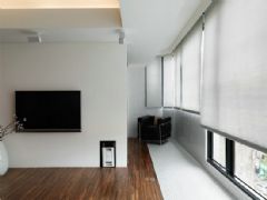 132平中式时尚公寓中式客厅装修图片