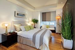 178平复式新中式精品公寓中式卧室装修图片