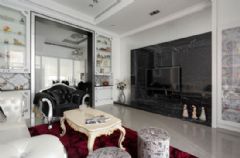 143平欧式古典低调奢华家古典客厅装修图片