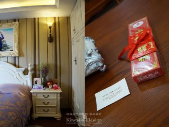 林海盛设计-珍珠西苑-浪漫美式风美式卧室装修图片