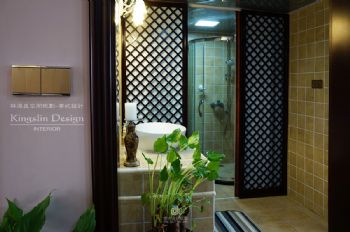 林海盛设计-珍珠西苑-浪漫美式风美式卫生间装修图片