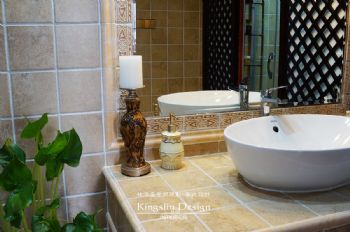 林海盛设计-珍珠西苑-浪漫美式风美式卫生间装修图片