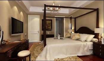 金地国际欧式卧室装修图片
