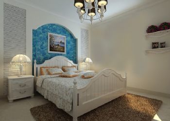 碧湖国际地中海卧室装修图片