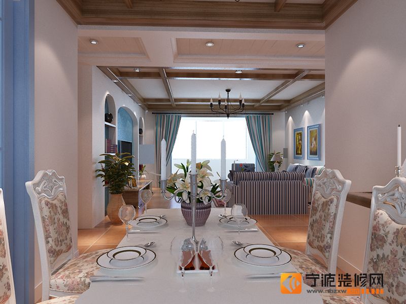地中海餐厅装修图片