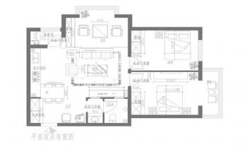 90平米简约欧式休闲小居欧式其它装修图片