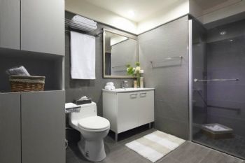 卫生间瓷砖颜色搭配方案现代卫生间装修图片
