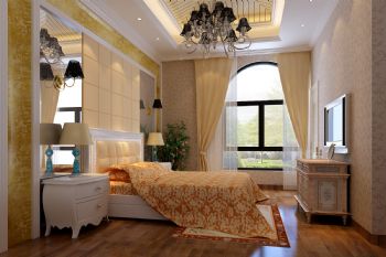 明珠城马赛苑欧式卧室装修图片
