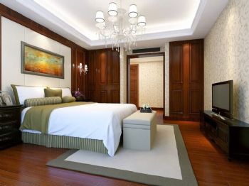 清新卧室精彩装修案例现代卧室装修图片