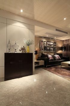 139平现代奢华公寓现代客厅装修图片