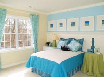 清新时尚家居设计案例现代卧室装修图片