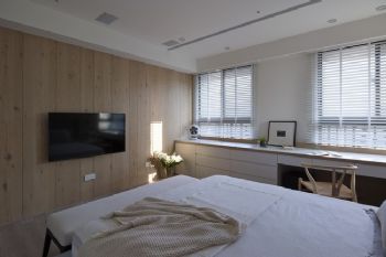 138平日式清新时尚公寓现代卧室装修图片