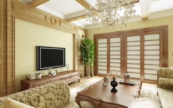 高贵法式古典风格古典客厅装修图片