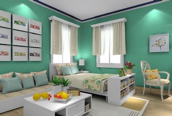 2014最新时尚清新卧室设计现代卧室装修图片