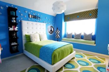 最新宜家风格儿童房设计简约儿童房装修图片