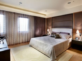 168平现代时尚雅居现代卧室装修图片