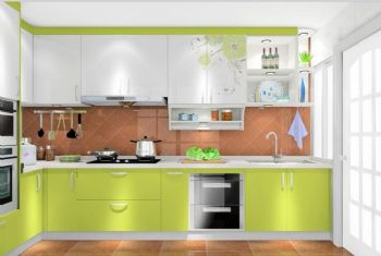 最新清新厨房搭配设计方案现代厨房装修图片