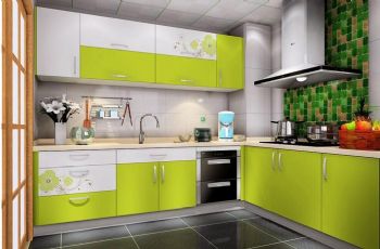 最新清新厨房搭配设计方案现代厨房装修图片