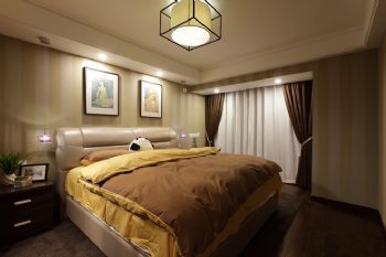 126平现代简约时尚雅居现代卧室装修图片